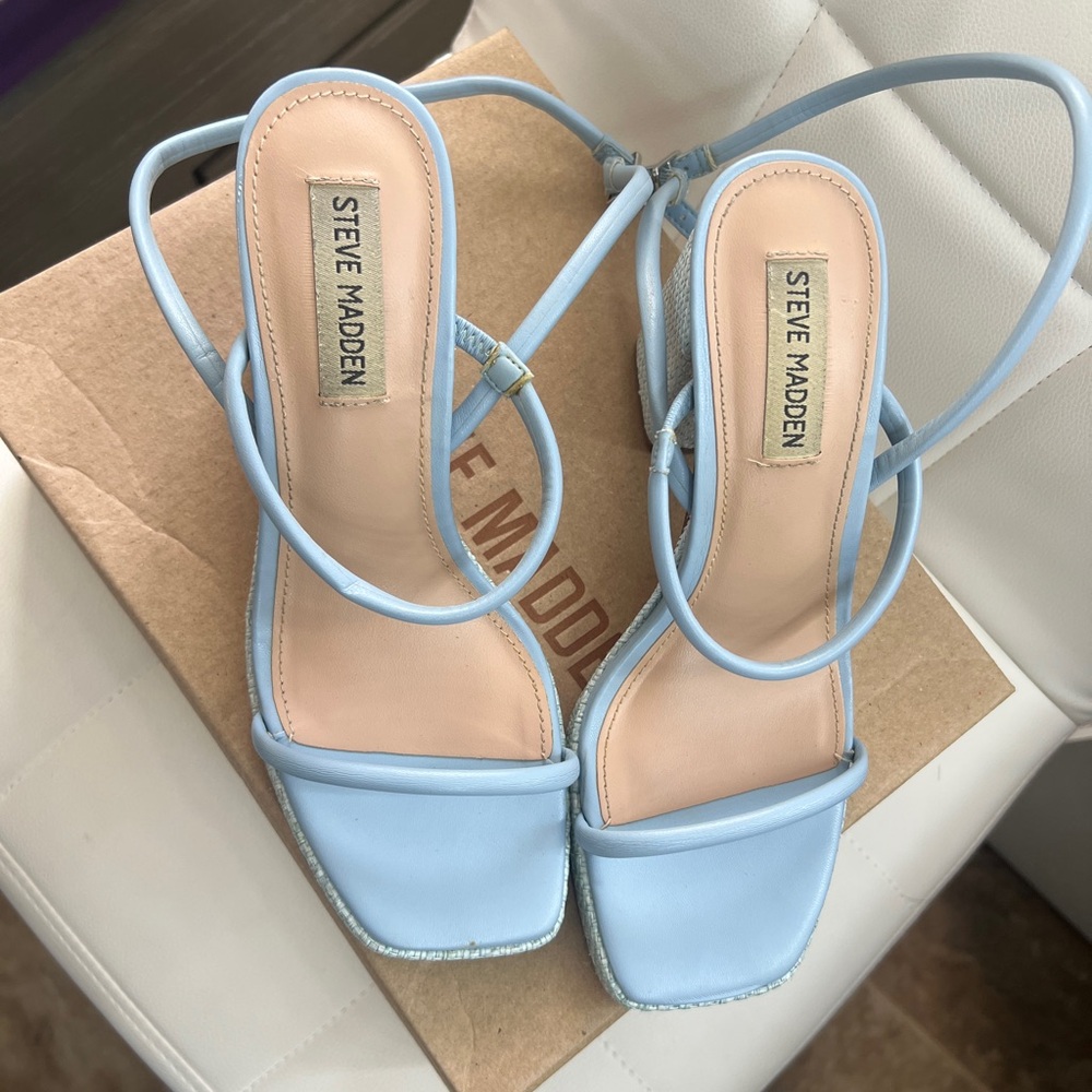 Steve Madden platform block heel